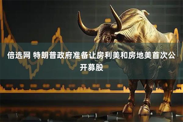 倍选网 特朗普政府准备让房利美和房地美首次公开募股
