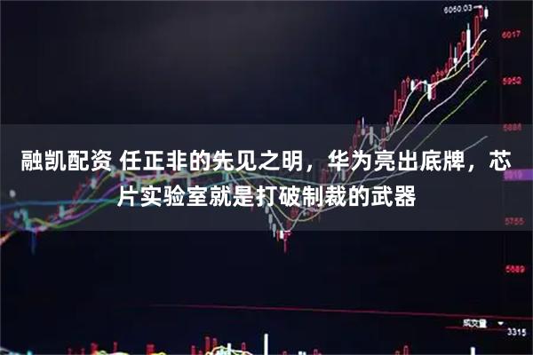 融凯配资 任正非的先见之明，华为亮出底牌，芯片实验室就是打破制裁的武器
